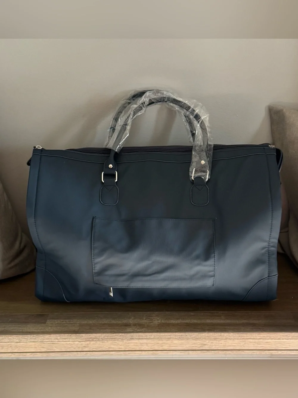 Hotel Collection Navy Duffel Carry On Garment Bag
